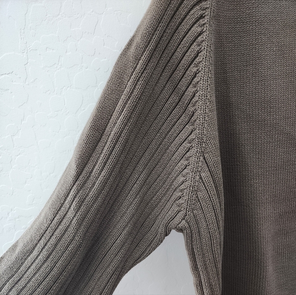 Men's Tommy Hilfiger 100% Cotton Sweater, Olive Green,XXL,Great Quality & Detail - Picture 4 of 7